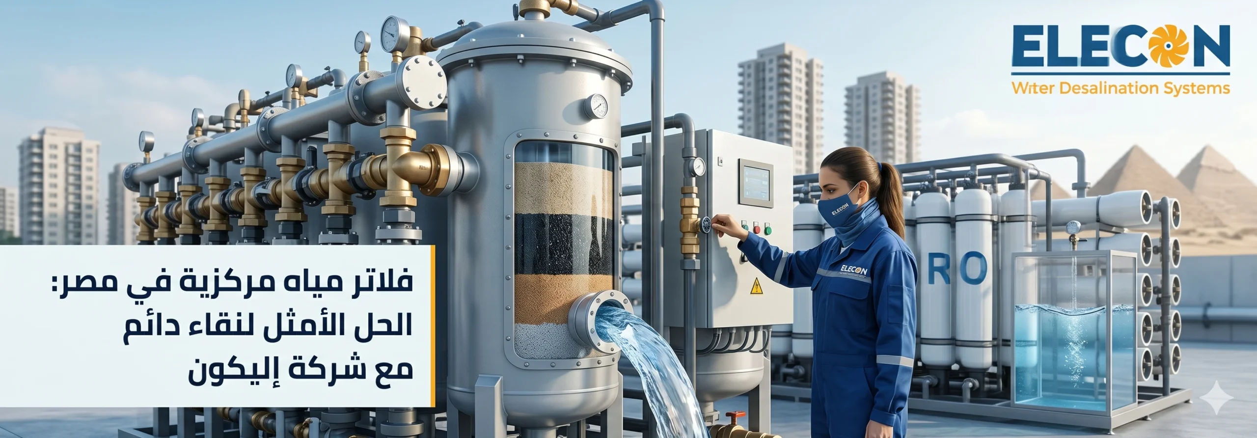 فلاتر مياه مركزية في مصر
